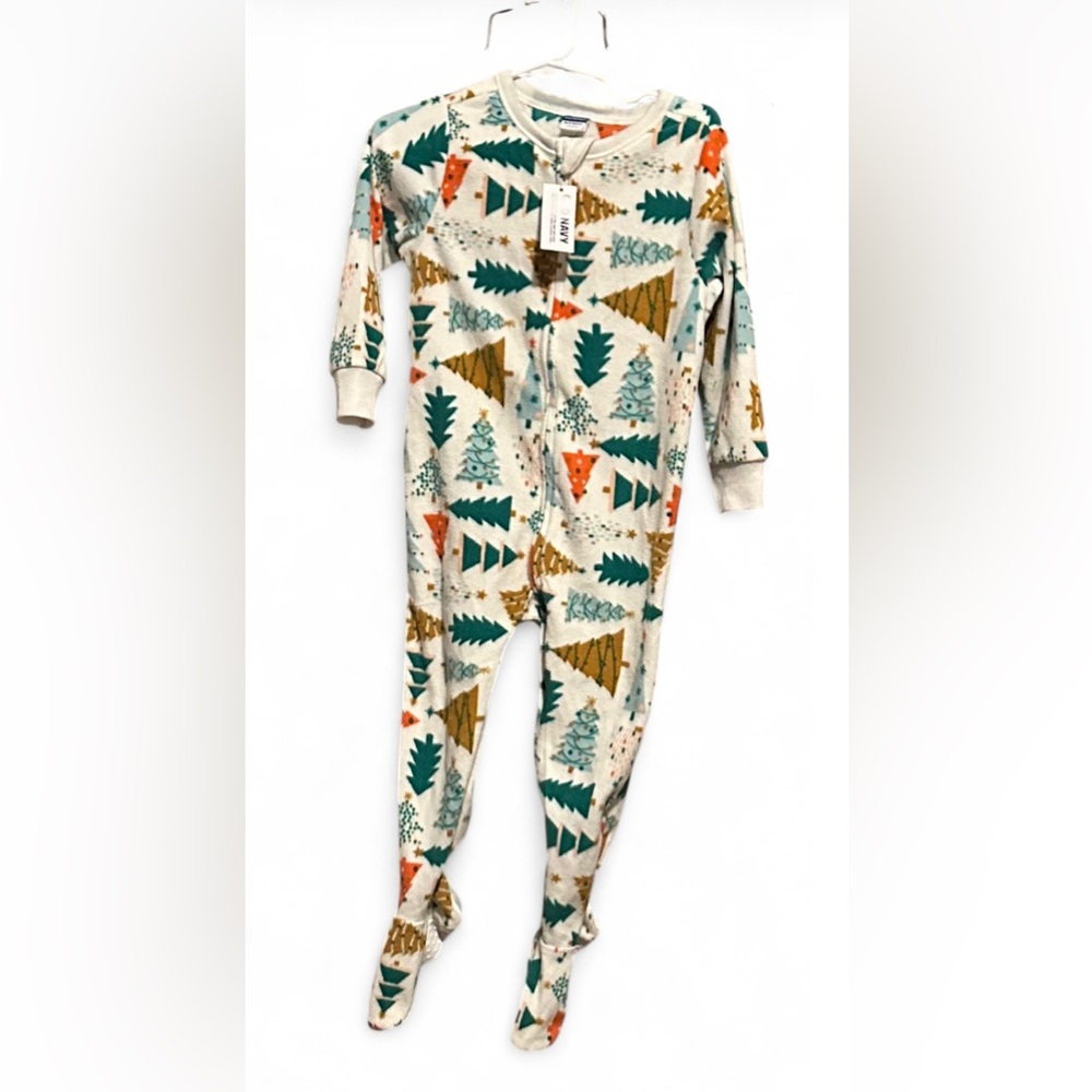 Old Navy Kids One Piece with Tree Pattern in Teal and Orange